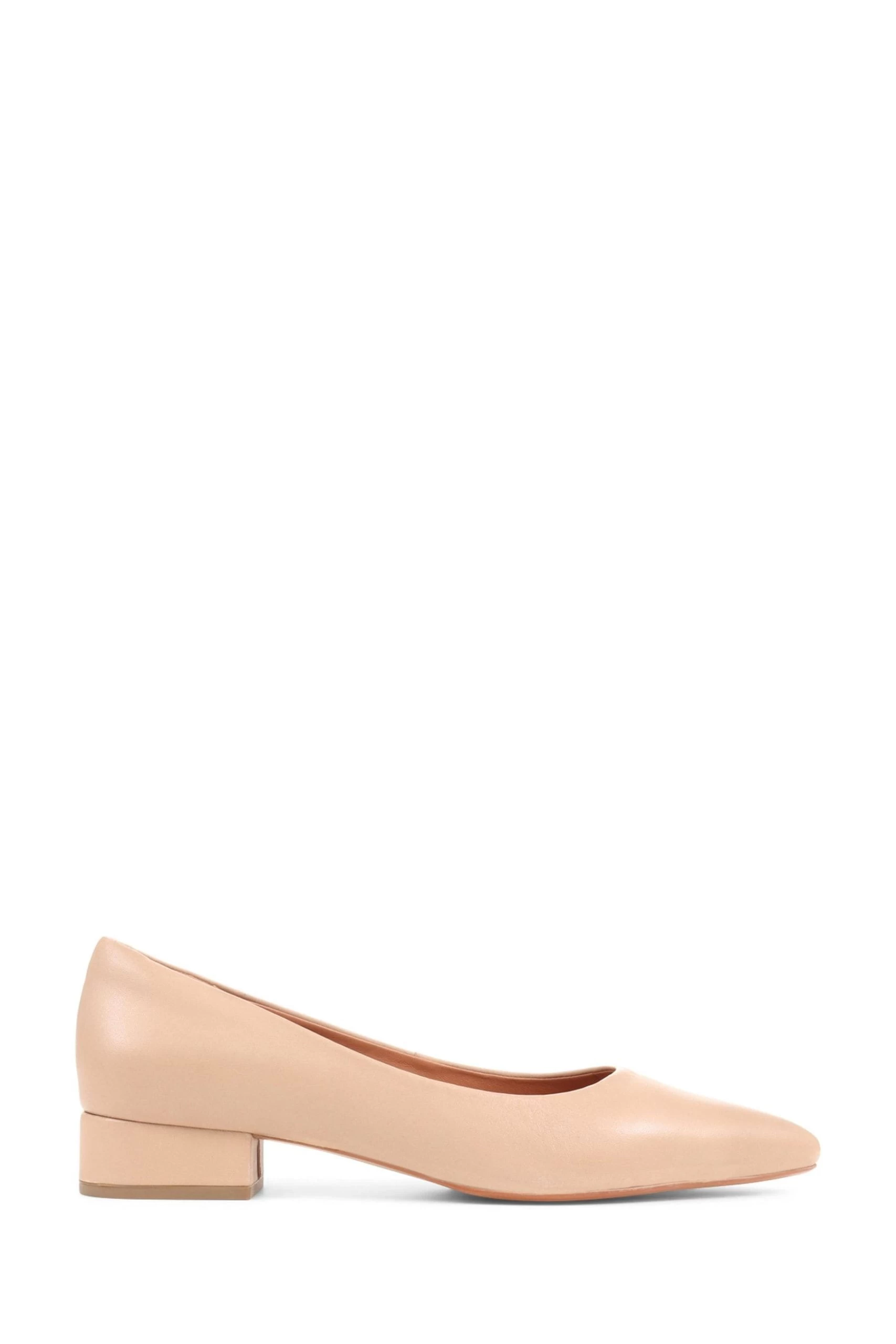 Jones Bootmaker Sunstone Leather Court Nude Shoes 4 Jones Bootmaker Sunstone Leather Court Nude Shoes - Image 2
