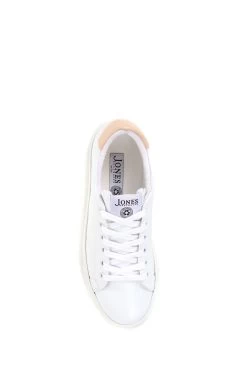 Jones Bootmaker Consciously Crafted Tillie Apple White Leather Trainers -Boutique Fashion Shoe Store 479269s3