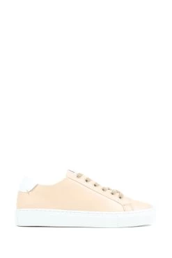 Boutique Fashion Shoe Store 63 Jones Bootmaker Consciously Crafted Tillie Apple Nude Leather Trainers