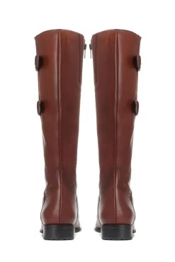Jones Bootmaker Brown Knee High Ladies Leather Boots -Boutique Fashion Shoe Store 519722s3