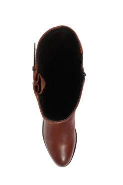 Jones Bootmaker Brown Knee High Ladies Leather Boots -Boutique Fashion Shoe Store 519722s4