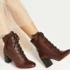 Jones Bootmaker Liana Lace-Up Heeled Ladies Ankle Boots