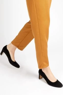 Jones Bootmaker Zoey Leather Court Black Shoes