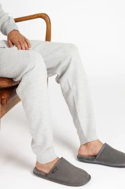 Jones Bootmaker Men's Sheepskin Lined Mule Slippers