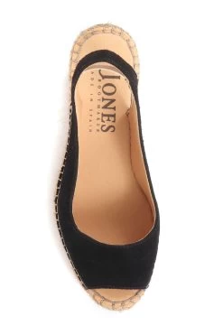 Jones Bootmaker Black Rosanna Slingback Wedges -Boutique Fashion Shoe Store 612674s4