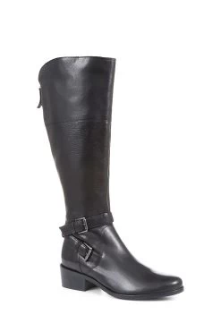 Jones Bootmaker Phoebe Leather Knee High Black Boots 10 Jones Bootmaker Phoebe Leather Knee High Black Boots -Boutique Fashion Shoe Store 6932W2s3