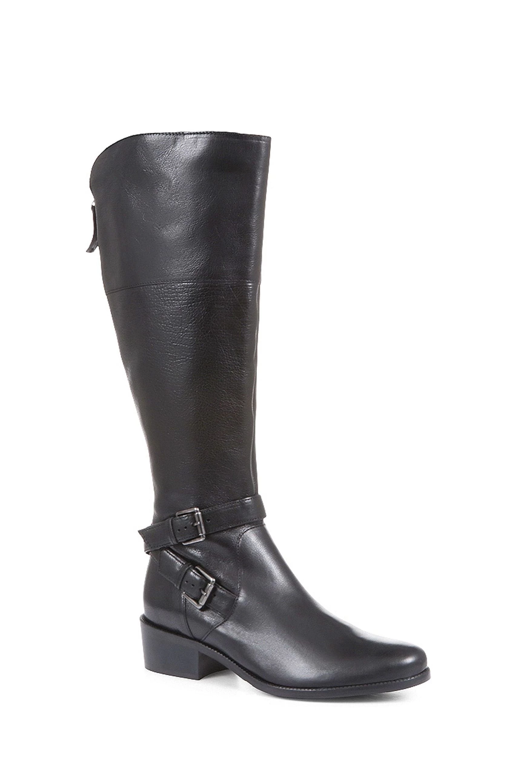 Jones Bootmaker Phoebe Leather Knee High Black Boots 5 Jones Bootmaker Phoebe Leather Knee High Black Boots - Image 3