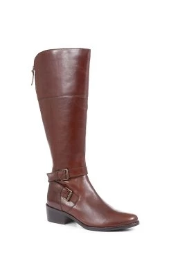 Jones Bootmaker Phoebe Leather Tan Brown Knee High Boots -Boutique Fashion Shoe Store 6945J8s3
