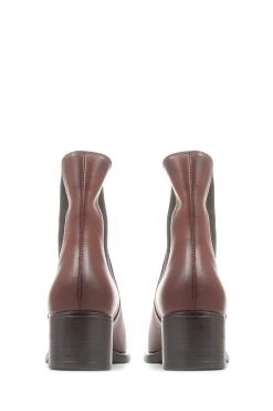 Jones Bootmaker Natural Doria Heeled Leather Chelsea Boots -Boutique Fashion Shoe Store 6971G7s3