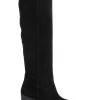 Jones Bootmaker Black Iona Slouch Suede Ladies Knee Boots -Boutique Fashion Shoe Store 729319s
