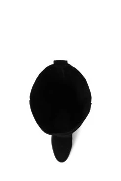 Jones Bootmaker Black Iona Slouch Suede Ladies Knee Boots -Boutique Fashion Shoe Store 729319s4