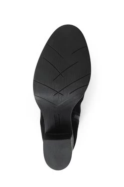 Jones Bootmaker Black Iona Slouch Suede Ladies Knee Boots -Boutique Fashion Shoe Store 729319s5