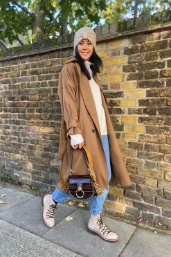 Jones Bootmaker Cream Klara Goodyear Welted Leather Ladies Hiker Boots -Boutique Fashion Shoe Store 791730s7