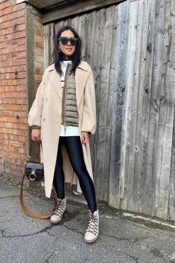 Jones Bootmaker Cream Klara Goodyear Welted Leather Ladies Hiker Boots -Boutique Fashion Shoe Store 791730s9