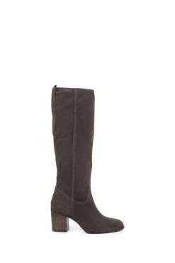 Jones Bootmaker Green Iona Slouch Suede Ladies Knee Boots