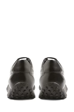 Jones Bootmaker Southend Smart Leather Black Trainers -Boutique Fashion Shoe Store 814475s3