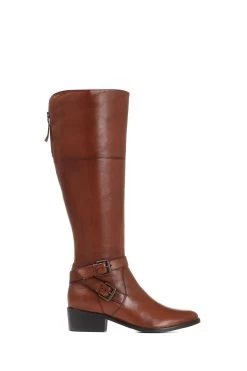 Jones Bootmaker Wide Fit Leather Ladies Knee Boots