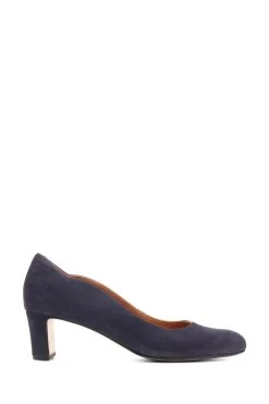 Jones Bootmaker Blue Zoey Leather Court Shoes -Boutique Fashion Shoe Store 862683s2