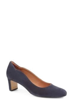 Jones Bootmaker Blue Zoey Leather Court Shoes -Boutique Fashion Shoe Store 862683s3