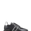 Jones Bootmaker Consciously Crafted Tristana Apple Black Leather Trainers -Boutique Fashion Shoe Store 873676s