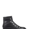 Jones Bootmaker Womens Black Klara Goodyear Welted Leather Hiker Boots -Boutique Fashion Shoe Store 874491s