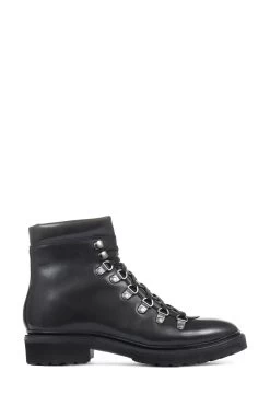 Boutique Fashion Shoe Store 39 Jones Bootmaker Womens Black Klara Goodyear Welted Leather Hiker Boots