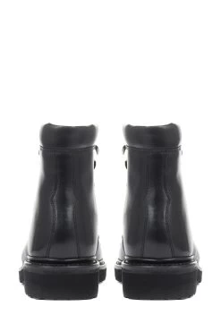 Jones Bootmaker Womens Black Klara Goodyear Welted Leather Hiker Boots -Boutique Fashion Shoe Store 874491s3