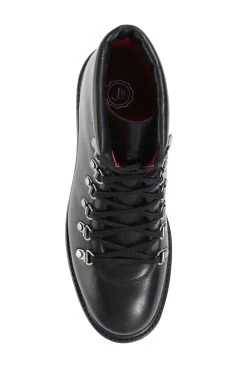 Jones Bootmaker Womens Black Klara Goodyear Welted Leather Hiker Boots -Boutique Fashion Shoe Store 874491s4