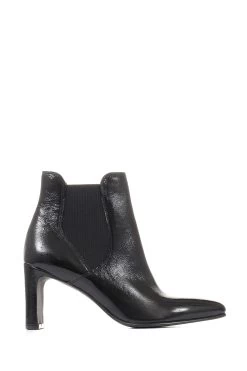 Jones Bootmaker Calliope Heeled Black Ankle Boots