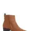 Jones Bootmaker Caileigh Brown Suede Western Boots -Boutique Fashion Shoe Store 87L694s