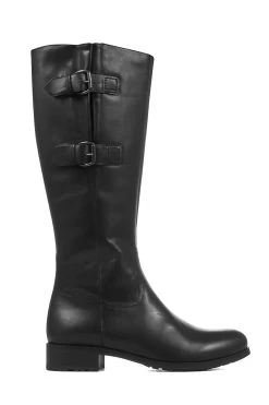 Jones Bootmaker Black Knee High Ladies Leather Boots