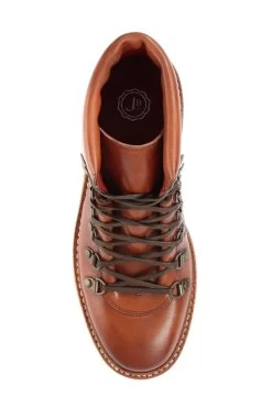 Jones Bootmaker Brown Klara Goodyear Welted Ladies Leather Hiker Boots -Boutique Fashion Shoe Store 906337s5