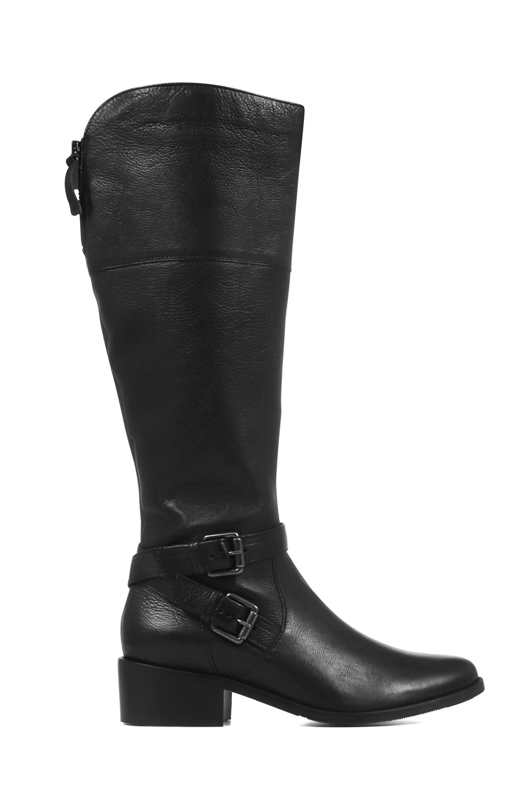 Jones Bootmaker Black Slim Fit Leather Ladies Knee High Boots 3 Jones Bootmaker Black Slim Fit Leather Ladies Knee High Boots
