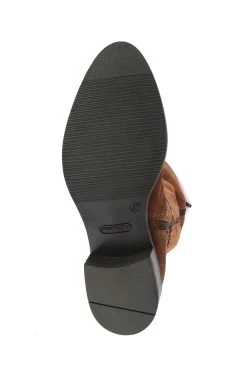 Jones Bootmaker Brown Leather Flat Pointed Ladies Riding Boots -Boutique Fashion Shoe Store 967871s5