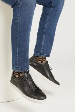 Jones Bootmaker Simon Leather Trainers