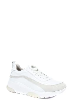 Jones Bootmaker Samanta White Chunky Leather Trainers 9 Jones Bootmaker Samanta White Chunky Leather Trainers -Boutique Fashion Shoe Store A07099s3
