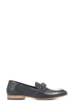 Jones Bootmaker Black Sandpiper Ladies Loafers