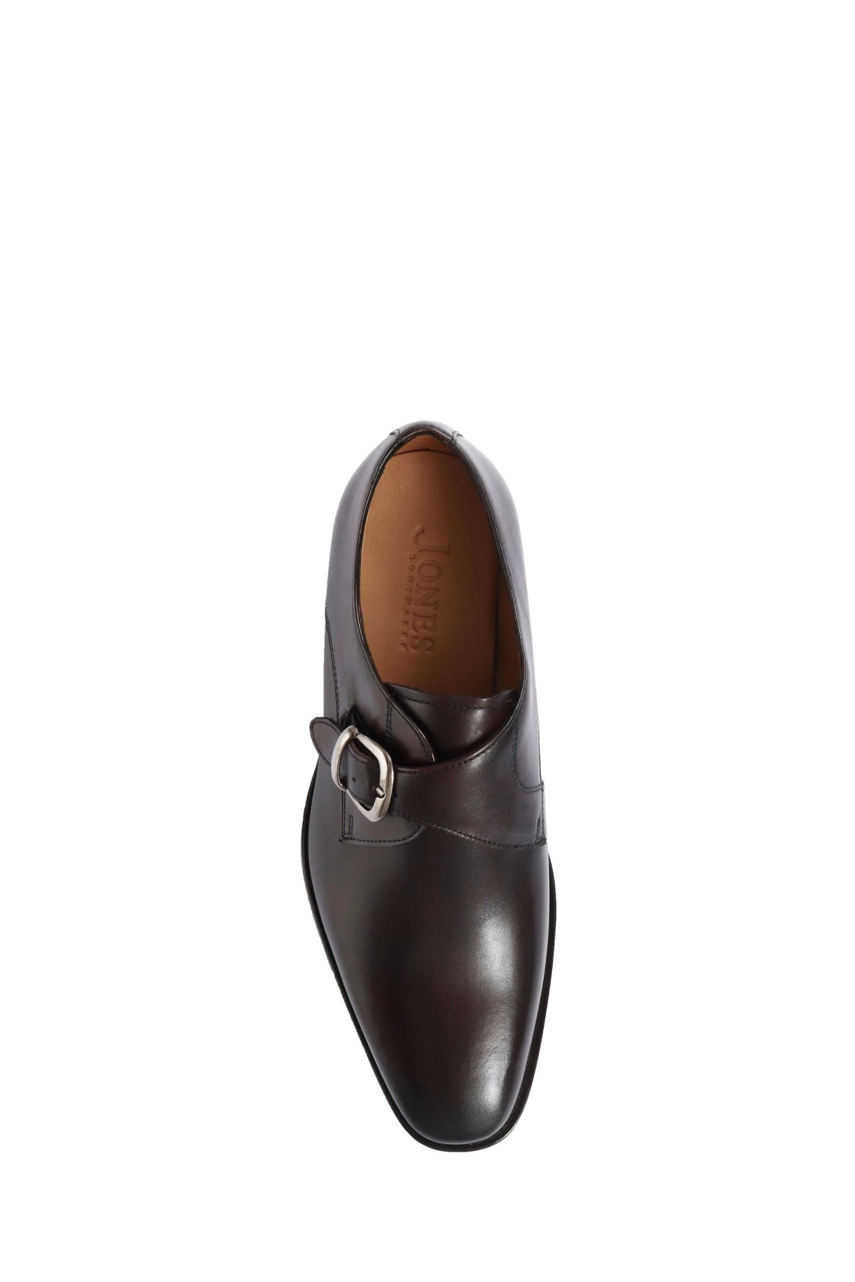 Jones Bootmaker Justin Men's Leather Single Strap Monk Shoes 7 Jones Bootmaker Justin Men's Leather Single Strap Monk Shoes - Image 5