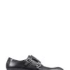 Jones Bootmaker Notting Hill Double Monk Black Shoes -Boutique Fashion Shoe Store A26453s