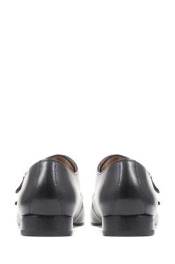 Jones Bootmaker Notting Hill Double Monk Black Shoes -Boutique Fashion Shoe Store A26453s3