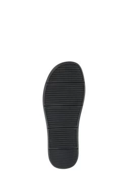 Jones Bootmaker Black Eli Men's Leather Slider Sandals -Boutique Fashion Shoe Store A27131s5