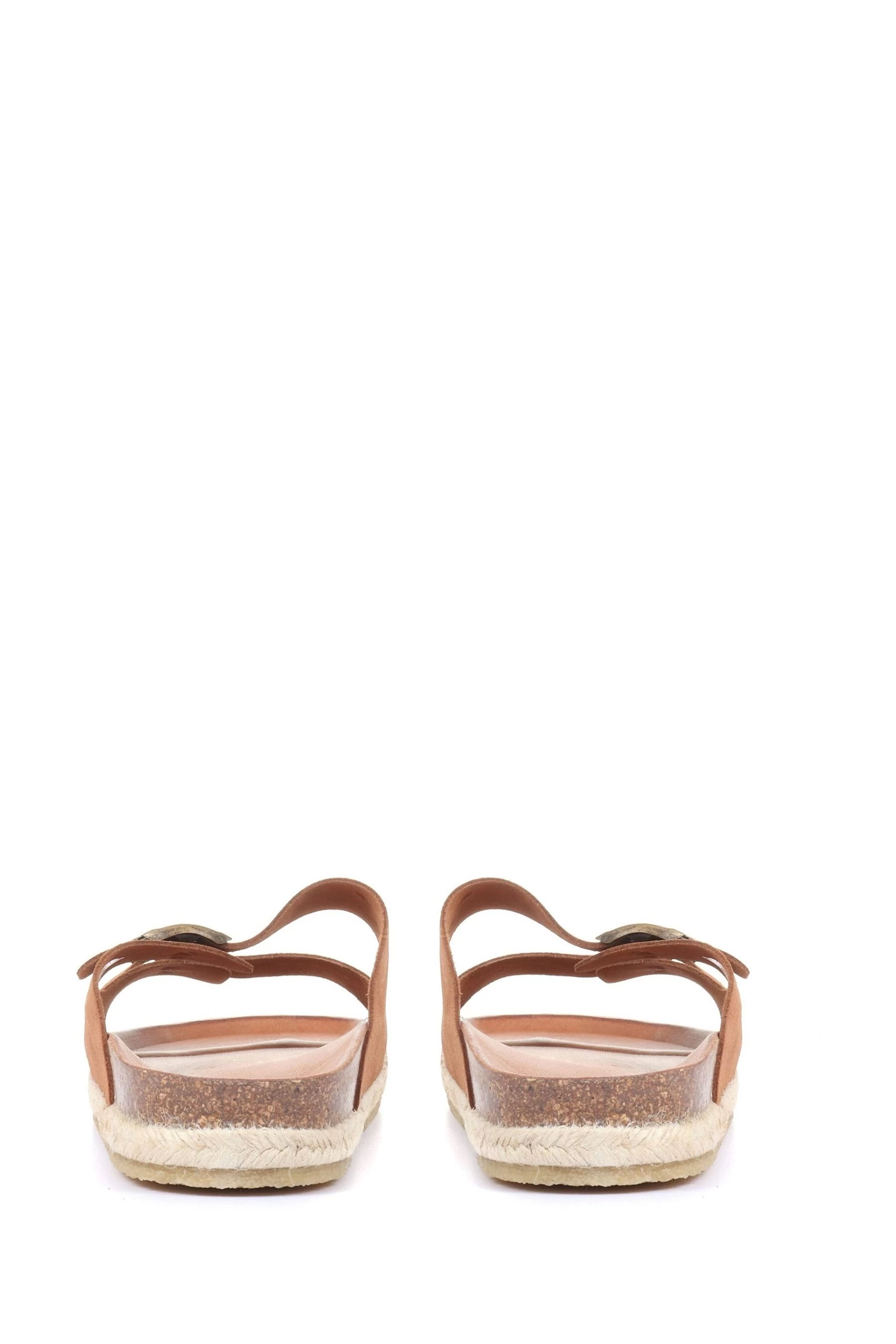 Jones Bootmaker Brown West Village Men's Leather Mules Sandals 5 Jones Bootmaker Brown West Village Men's Leather Mules Sandals - Image 3