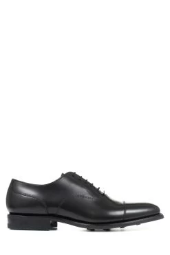 Design Loake By Jones Bootmaker Black Comanche Wide Fit Goodyear Welted Leather Oxford Shoes