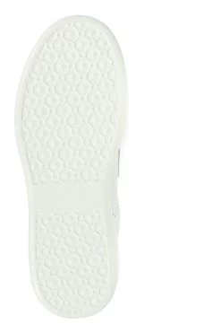 Jones Bootmaker Womens White Enrica Leather Platform Trainers -Boutique Fashion Shoe Store A78424s5