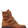 Jones Bootmaker Womens Casimira Buckle Biker Boots