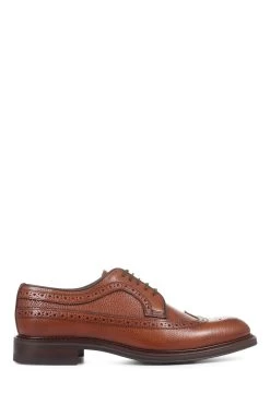 Jones Bootmaker Mens Brown Caledonian Leather Brogues