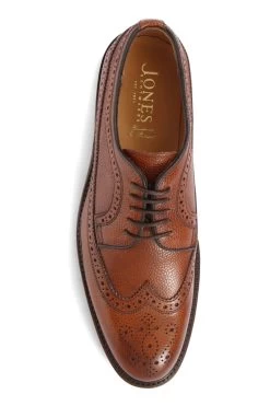 Jones Bootmaker Mens Brown Caledonian Leather Brogues -Boutique Fashion Shoe Store A78433s4