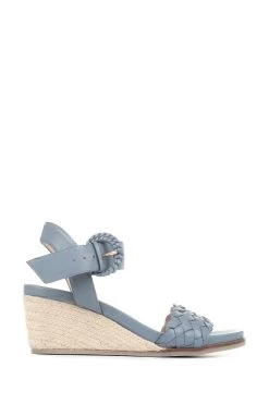 Jones Bootmaker Ladies Luana Leather Wedge Sandals -Boutique Fashion Shoe Store A94509s2