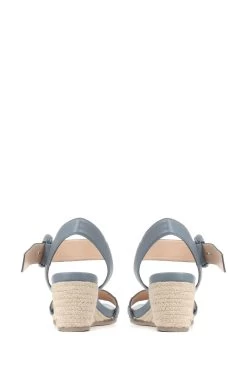 Jones Bootmaker Ladies Luana Leather Wedge Sandals -Boutique Fashion Shoe Store A94509s3