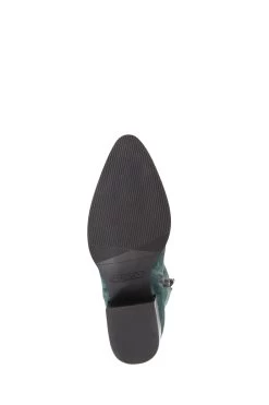 Jones Bootmaker Green Caileigh Suede Western Boots -Boutique Fashion Shoe Store C01035s4